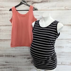 Bump Start by Motherhood Maternity Tank Top Bundle sz Medium